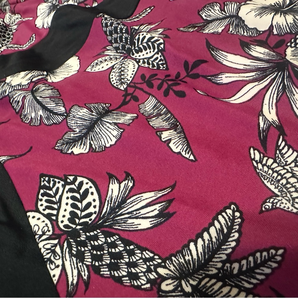 Adore Me Floral Black & Pink Swimwear Sz 38DDD - Picture 3 of 5